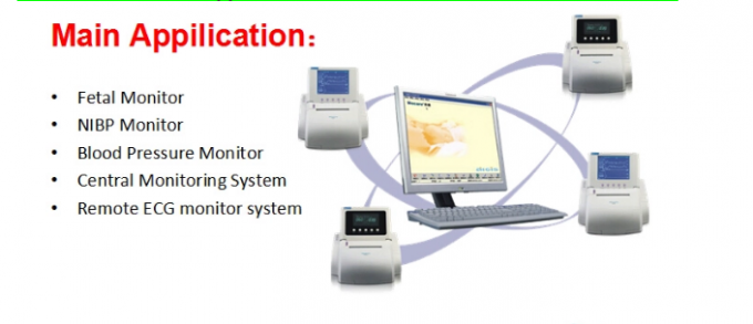 Aprovação 3 do ISO 13485 de Pin Nellco Tech do medidor 9 do sensor 1,1 do monitor SPO2 do envoltório do Neonate