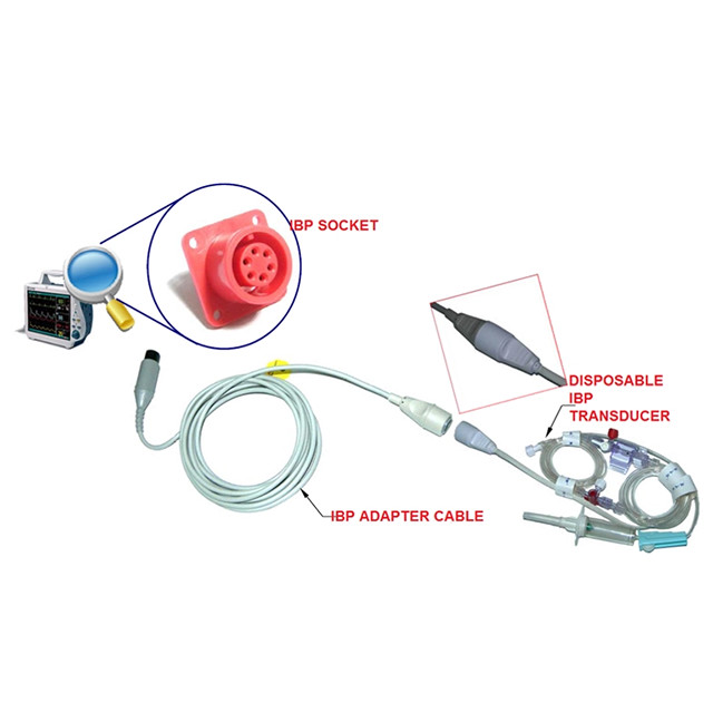 Medical Disposable Blood Pressure Transducer For Mindray / PH / CSI / Siemens