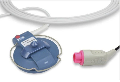 M1356A Ultrasound Fetal Monitor Transducer Probe Pink 12 Pin Connector