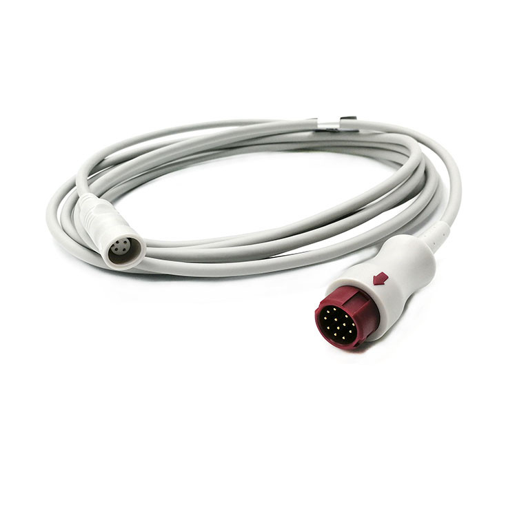 Gray Length 3.5m Diameter 4mm IBP Adapter Cable With TPU Jacket